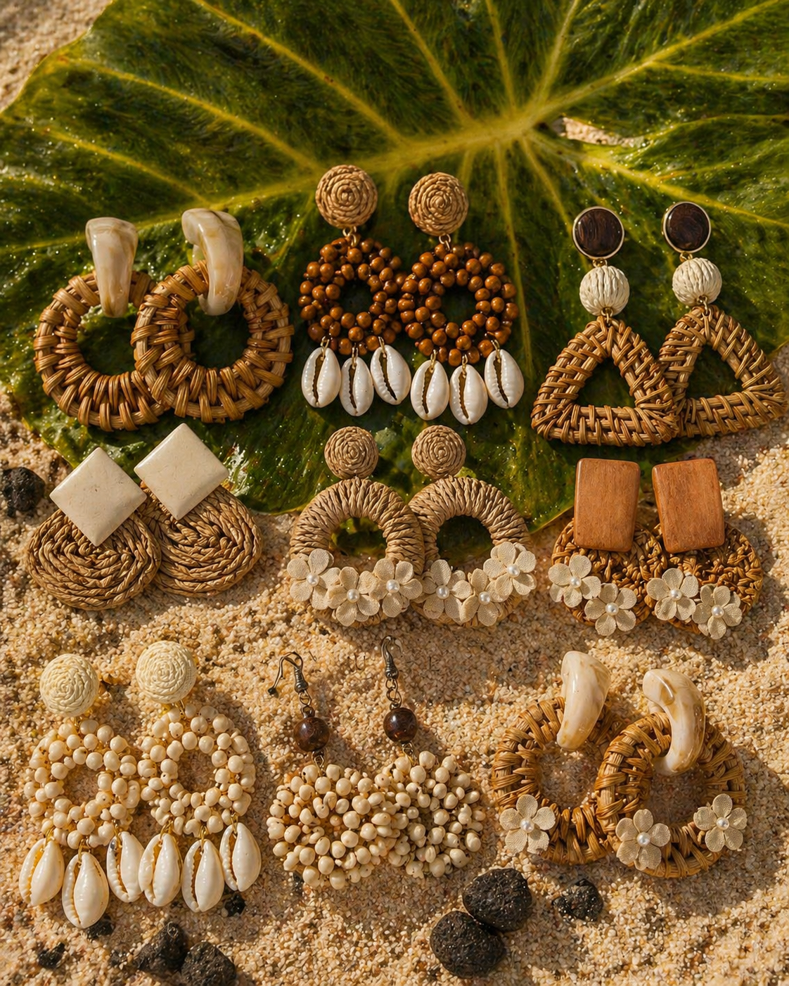 VNT Woven Earrings Collection