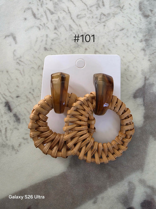 VNT Woven Earrings Collection