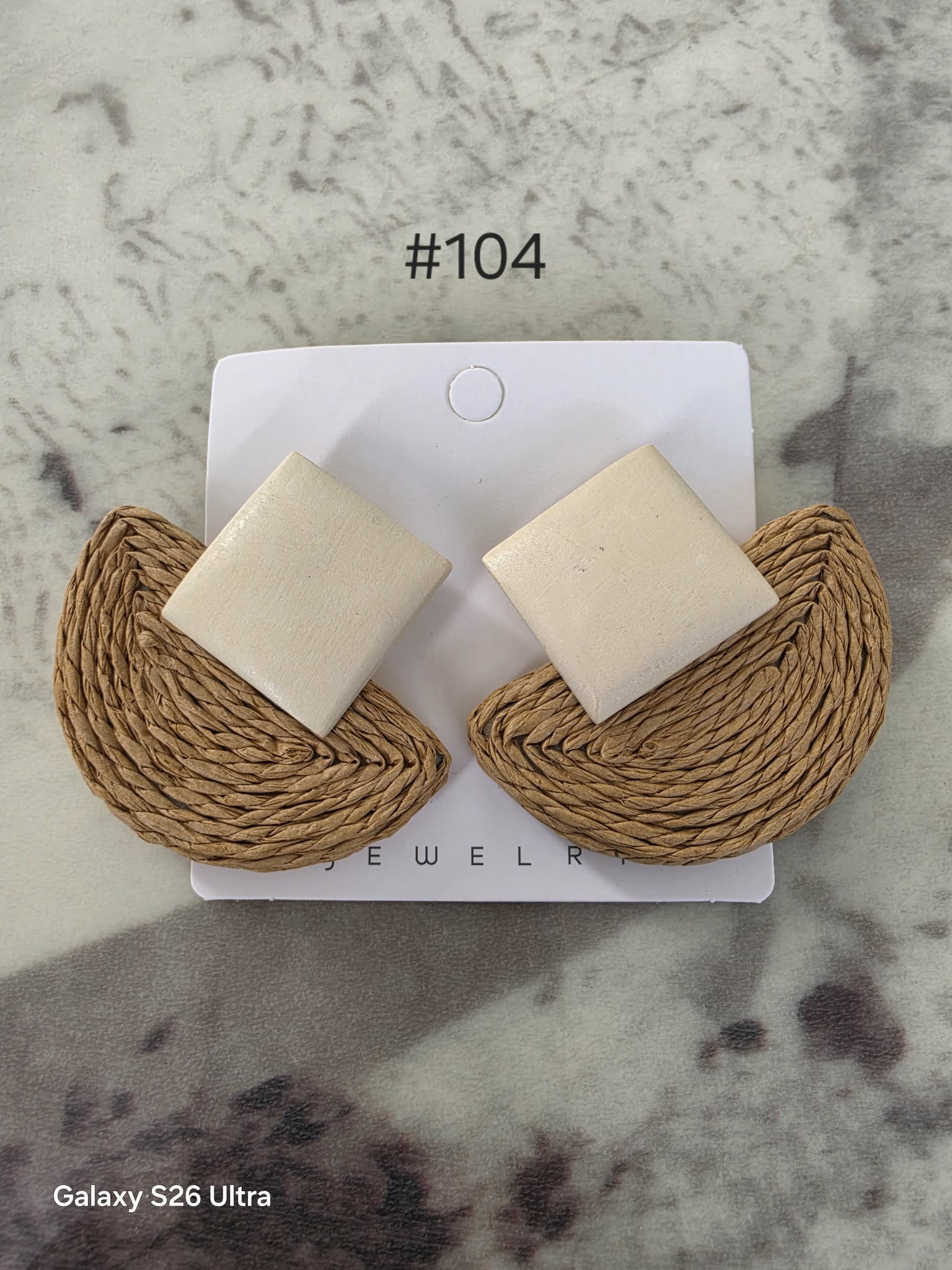 VNT Woven Earrings Collection