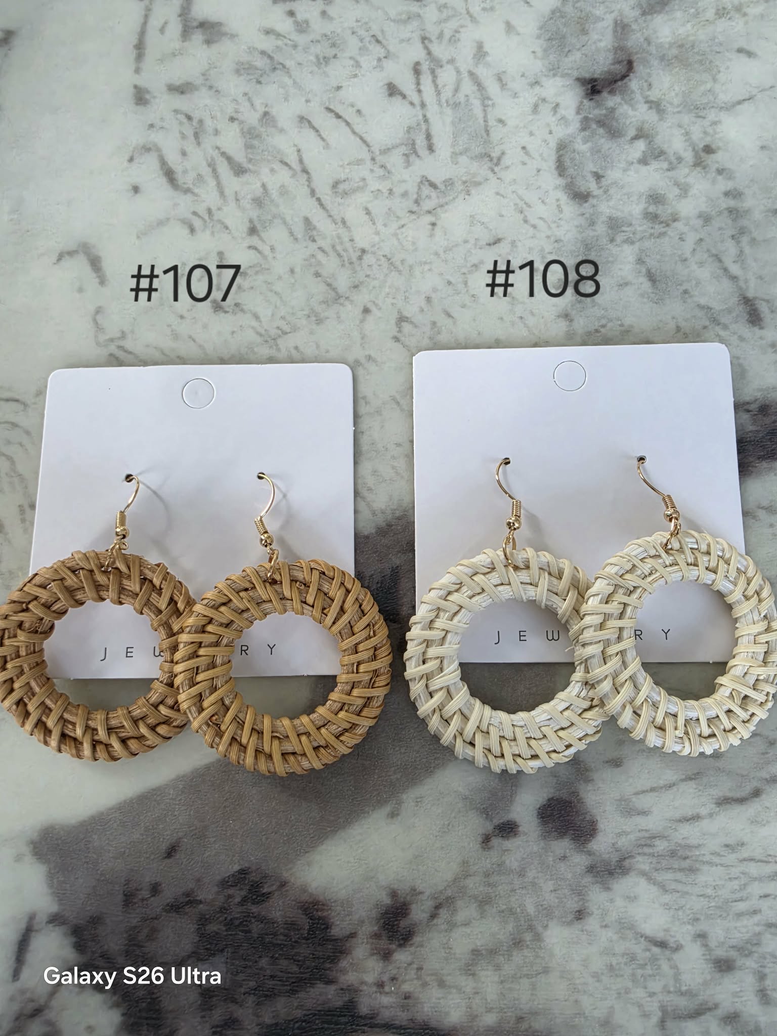VNT Woven Earrings Collection