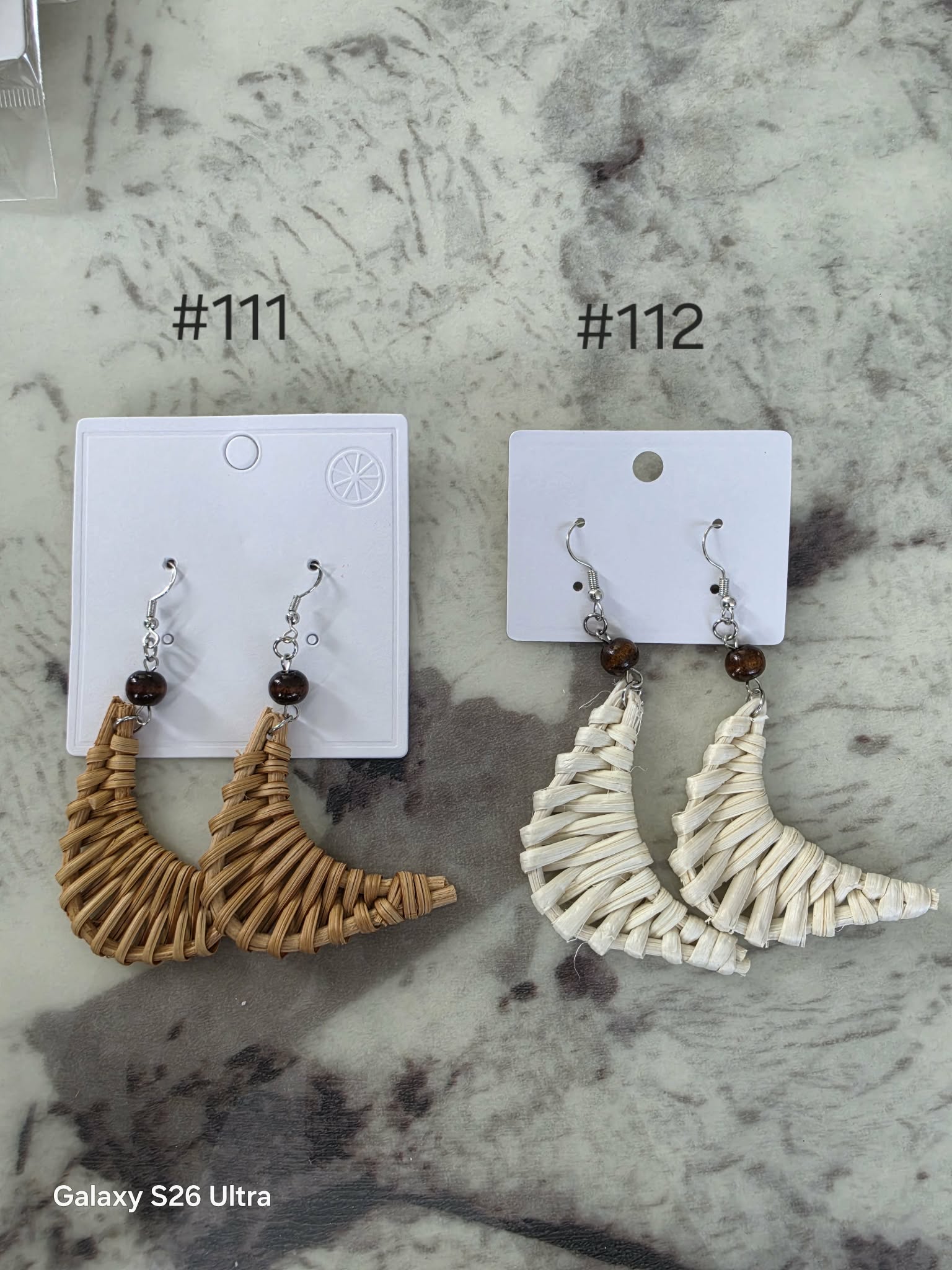 VNT Woven Earrings Collection