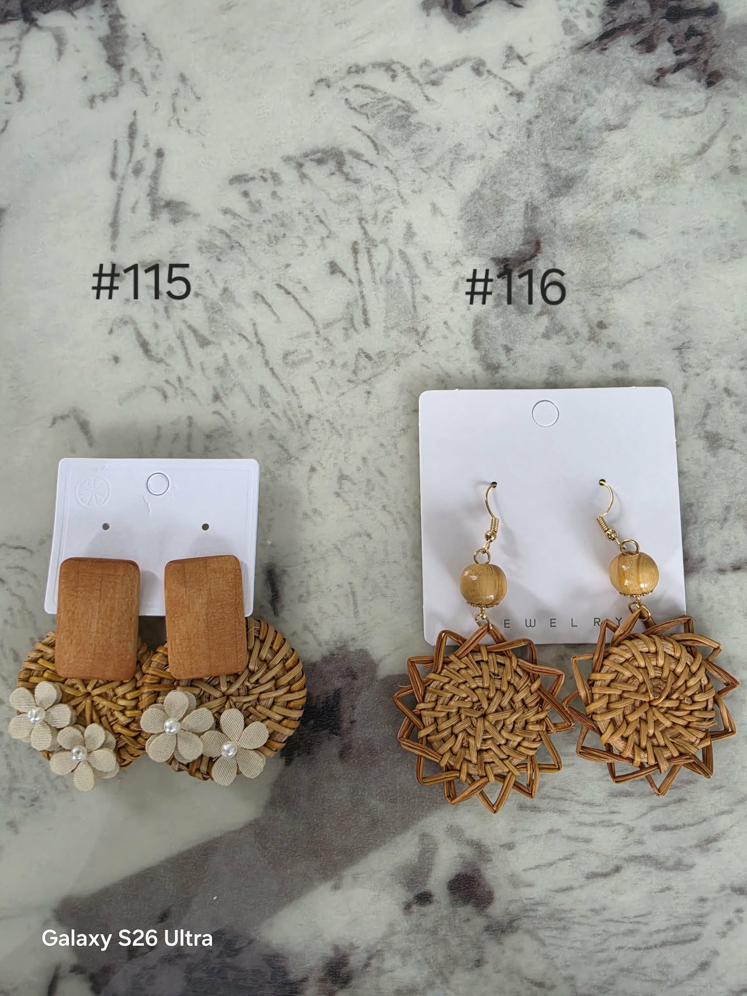 VNT Woven Earrings Collection