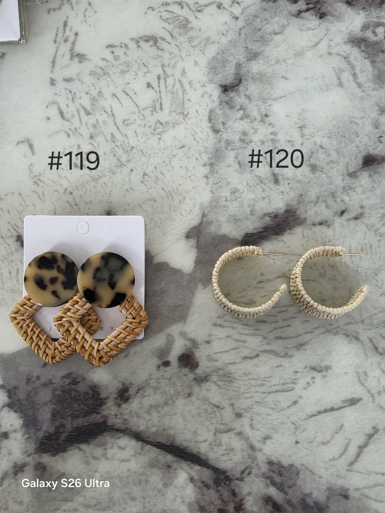VNT Woven Earrings Collection