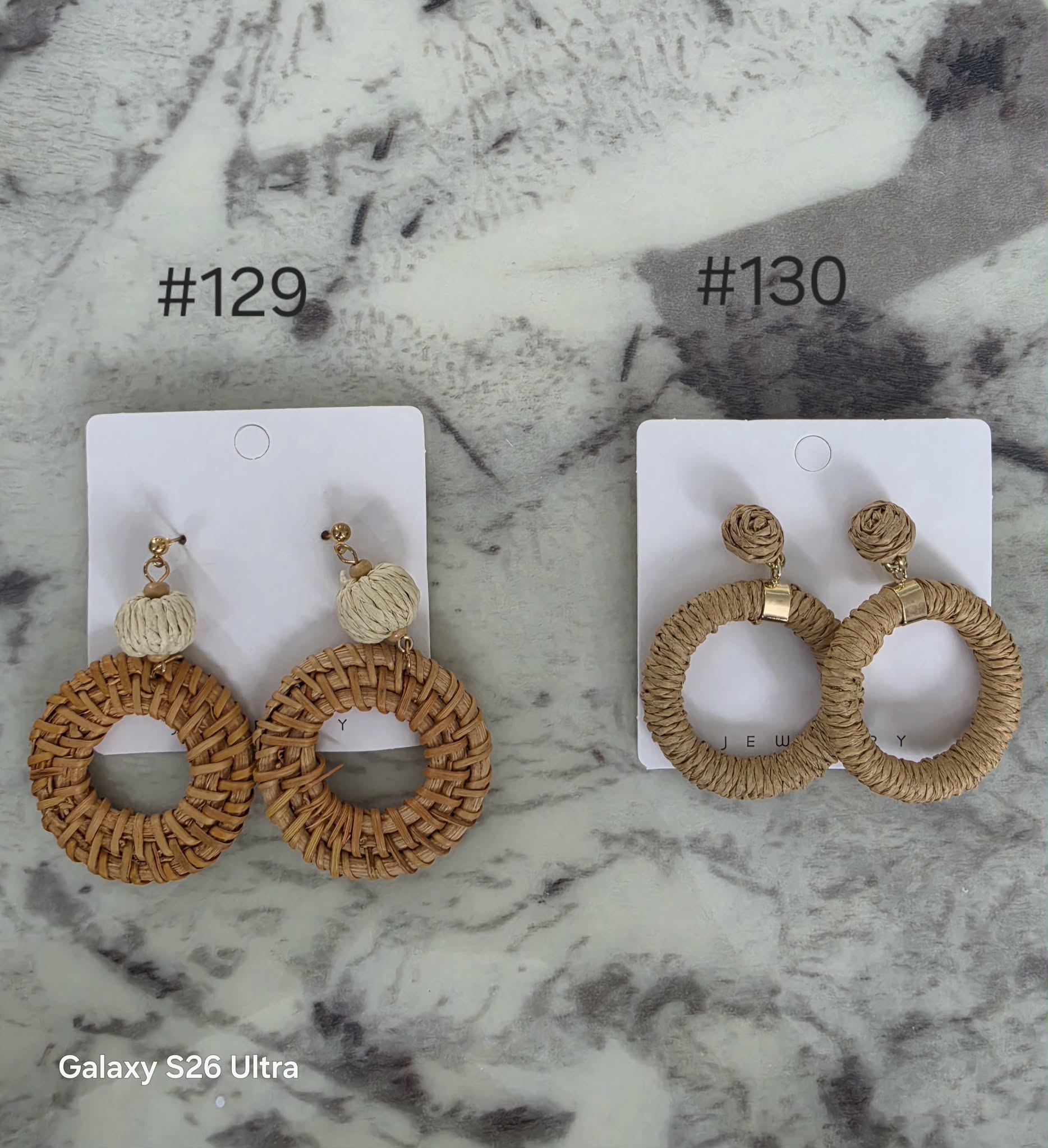 VNT Woven Earrings Collection